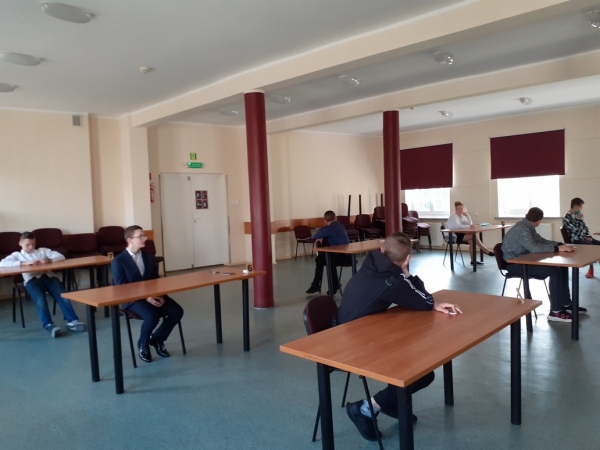 Egzamin ósmoklasisty w SOSW w Rydzynie