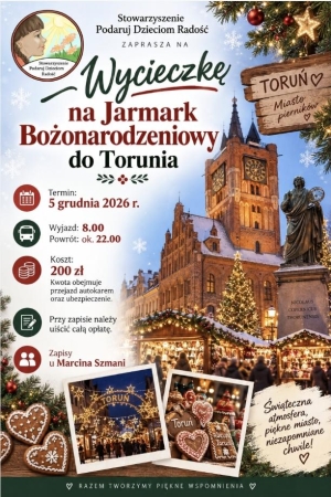 Wycieczka na Jarmark Bożonarodzeniowy do Torunia